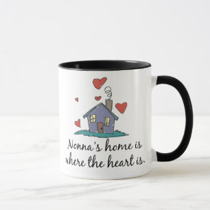 Nonna's Home is Where the Heart is Mug