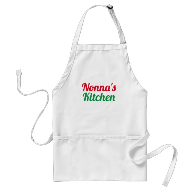Nonna's Kitchen Adult Apron (Front)