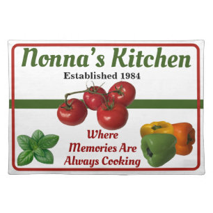 Nonna's Kitchen Cloth Placemat