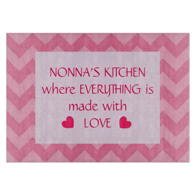Nonna's Kitchen Customizable Cutting Board (Front)