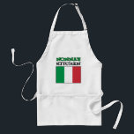 Nonna's Kitchen Italian Flag Adult Apron<br><div class="desc">Nonna's Kitchen featuring the flag of Italy. Great for an Italian grandmother that loves to cook. Let everyone know that the kitchen belongs to a special,  Italian grandma. A great gift for any Nonna that loves cooking!</div>