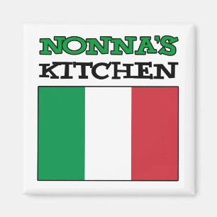 Nonna's Kitchen Italian Flag Magnet