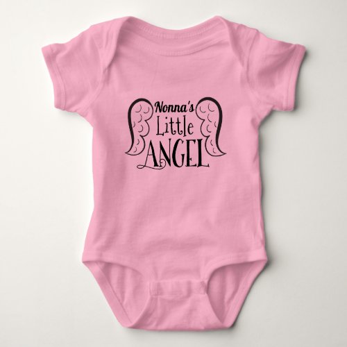 Nonnas Little Angel Baby Bodysuit