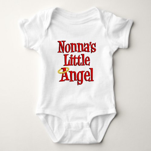 Nonnas Little Angel Baby Bodysuit