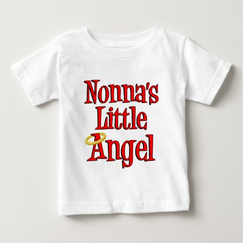 Nonnas Little Angel Baby T_Shirt