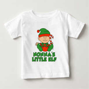 Nonna's Little Elf Baby T-Shirt