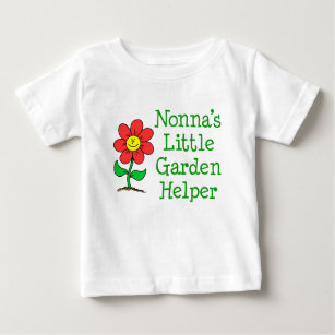 Nonna's Little Garden Helper Baby T-Shirt
