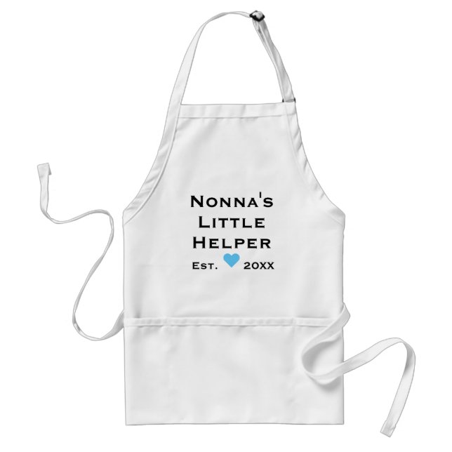 Nonna's Little Helper Adult Apron (Front)