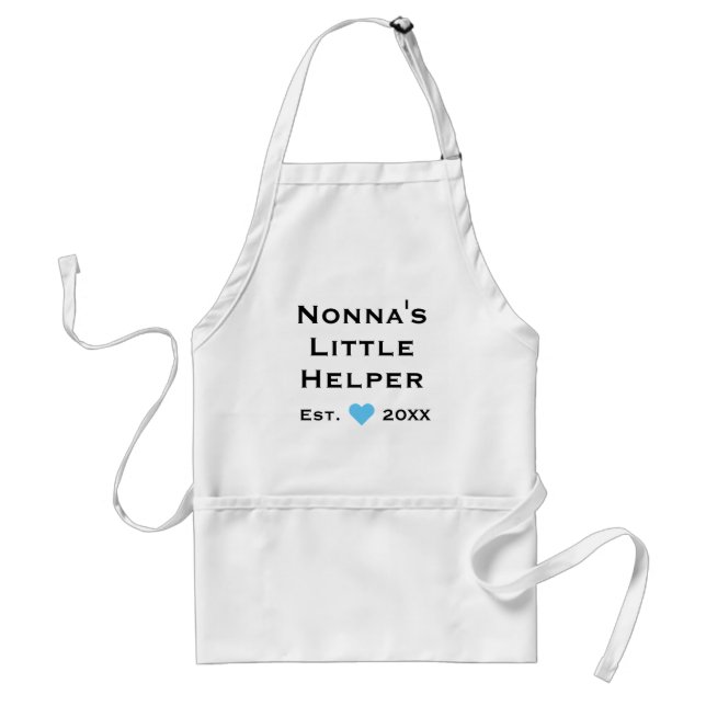 Nonna's Little Helper Adult Apron (Front)