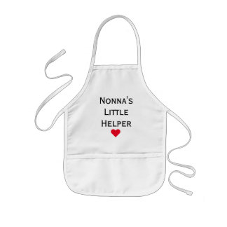 Nonna's Little Helper Grandkids Kids' Apron