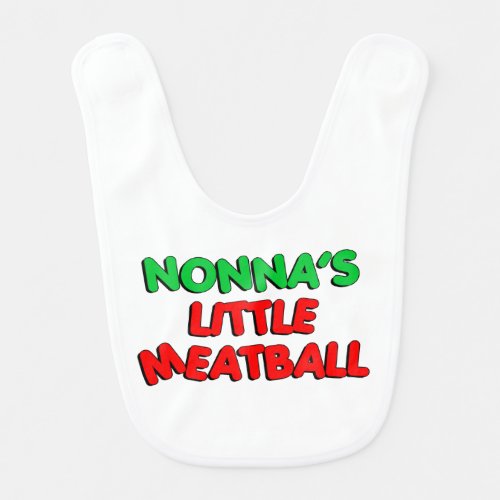 Nonnas Little Meatball Bib