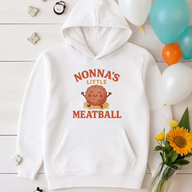 Nonnas Little Meatball | Funny Kids Pullover (Creator Uploaded)