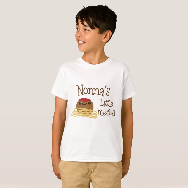 Nonna's Little Meatball T-Shirt (Front Full)