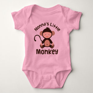 Nonnas Little Monkey Baby Bodysuit
