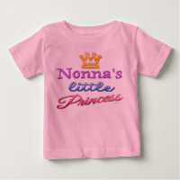 Nonna's Little Princess Baby Toddler T-Shirt