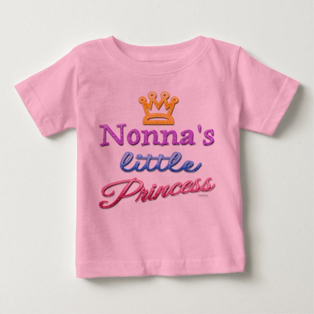 Nonna's Little Princess Baby Toddler T-Shirt (Front)