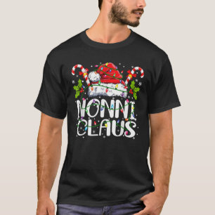 Nonni Claus Christmas Lights Pajama Family Matchin T-Shirt