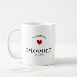 Nonnie Established New Grandmother Gift Coffee Mug