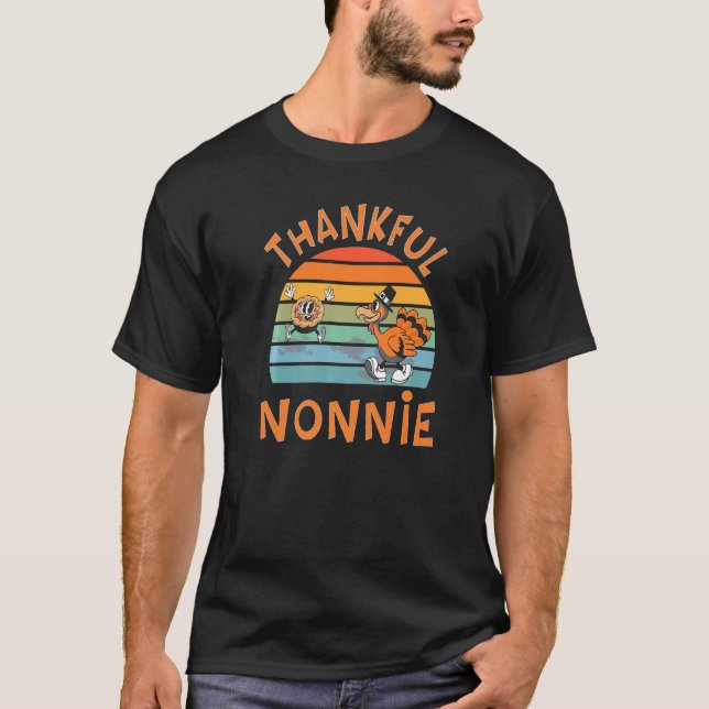 Nonnie  Family Thanksgiving Party T-Shirt (Front)