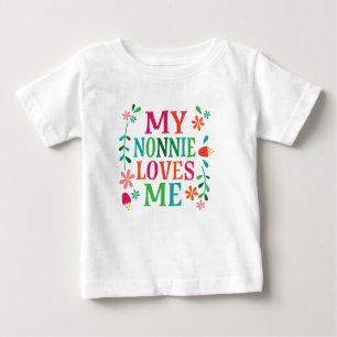 Nonnie Loves Me Grandchild Tshirt