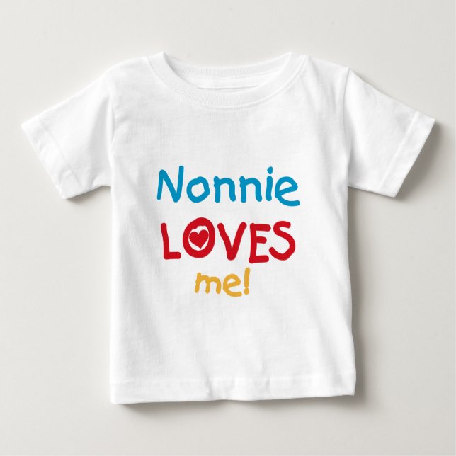 Nonnie Loves Me Tshirts and Gifts (Front)