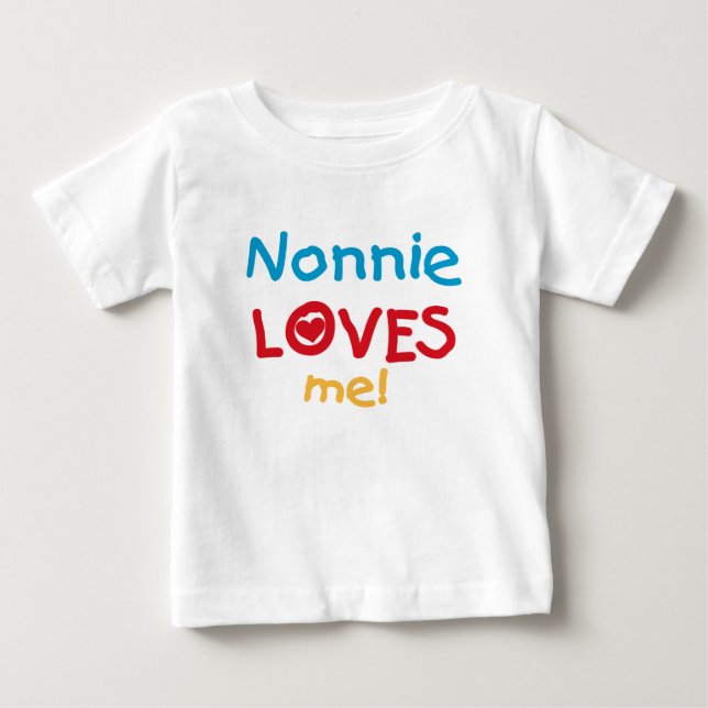 Nonnie Loves Me Tshirts and Gifts (Front)