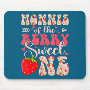 Nonnie Of The Berry Sweet One 1st Birthday Strawbe Mouse Pad
