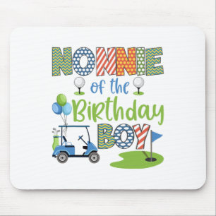Nonnie Of The Birthday Boy Golf Lover Family Match Mouse Pad