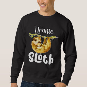 Nonnie Sloth Matching Family Cute Mother s Day Sweatshirt