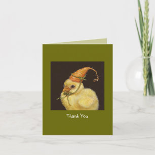 Nonnie the peep thank you notecard
