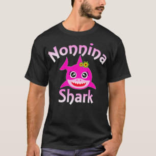 Nonnina Shark Italian Granny Grandma Funny  T-Shirt