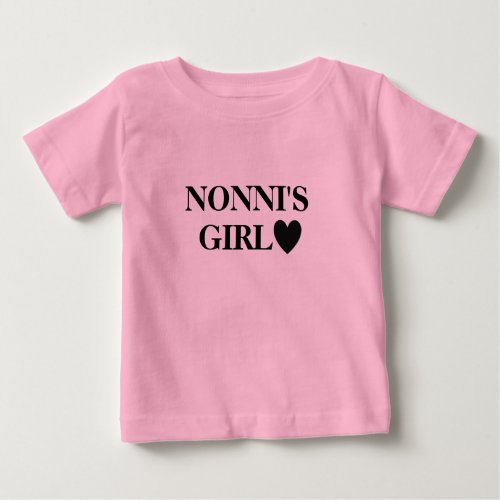 Nonnis girl baby T_Shirt