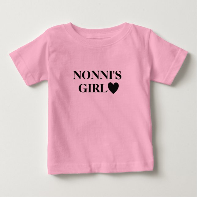 Nonni's girl baby T-Shirt (Front)