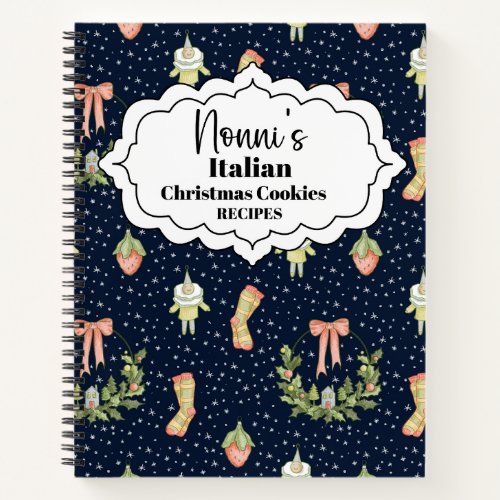 Nonnis Italian Christmas Cookies Recipes  Notebook