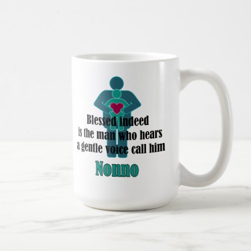 Nonno Blessed Indeed Fathers Day Mug