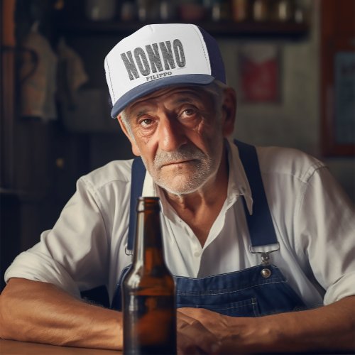 Nonno Bling Personalized Trucker Hat