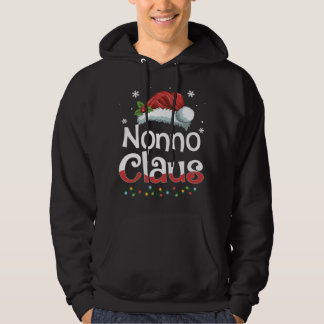 Nonno Claus Christmas Family Matching Pajama Funny Hoodie