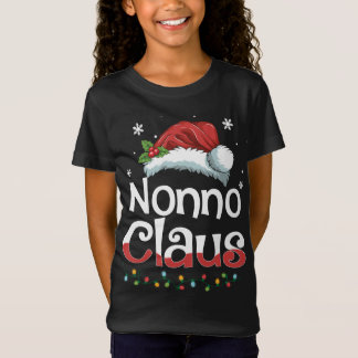 Nonno Claus Christmas Family Matching Pajama Funny T-Shirt