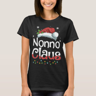 Nonno Claus Christmas Family Matching Pajama Funny T-Shirt