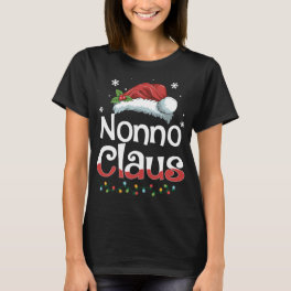 Nonno Claus Christmas Family Matching Pajama Funny T-Shirt
