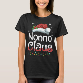 Nonno Claus Christmas Family Matching Pajama Funny T-Shirt