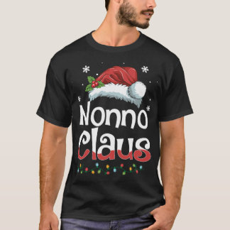 Nonno Claus Christmas Family Matching Pajama Funny T-Shirt