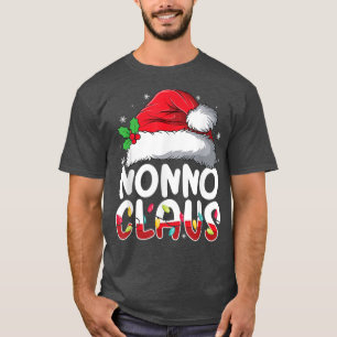 Nonno Claus Matching Family Pajamas Funny Christma T-Shirt