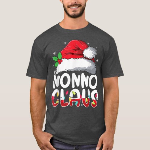 Nonno Claus Matching Family Pajamas Funny Christma T_Shirt