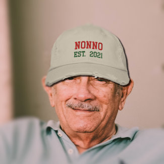 Nonno - est.2021 Embroidered Baseball Cap