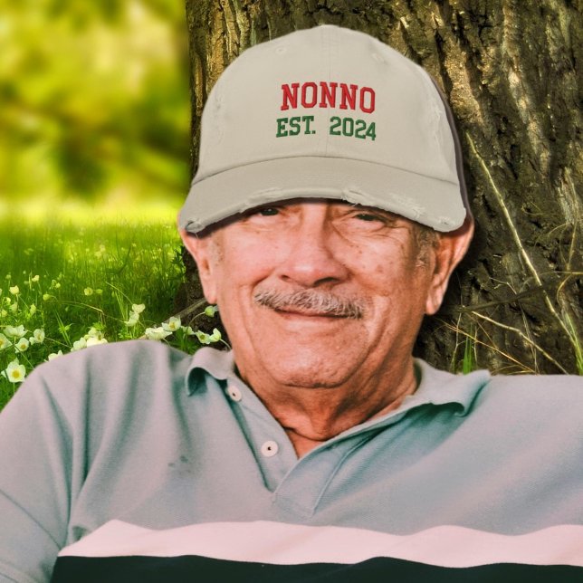 Nonno - est.2026 Embroidered Baseball Cap (Creator Uploaded)