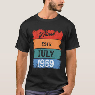 Nonno Est July 1969 Proud Grandpa Best Dad Legend T-Shirt