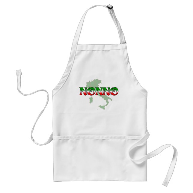 Nonno (Italian Grandfather) Adult Apron (Front)