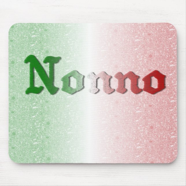 Nonno Italian Grandfather Flag Mousepad (Front)