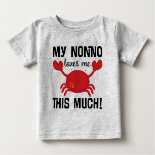 Nonno Loves Me This Much grandchild T-shirt